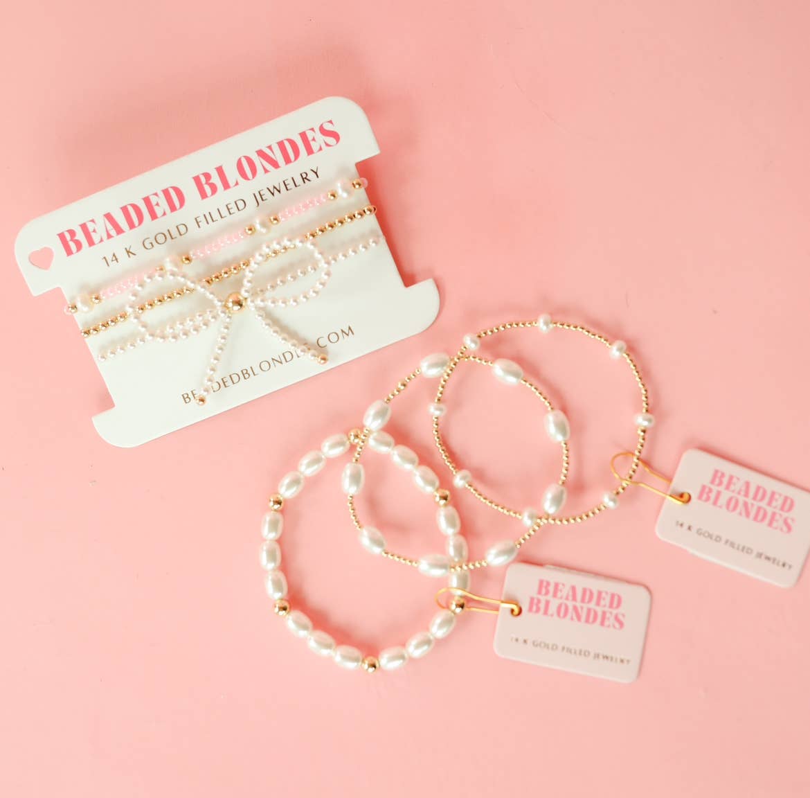 Stacy Pearl Bracelet in Gold