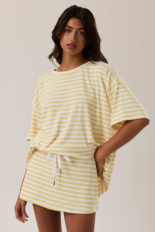 Madison OVERSIZED STRIPE T-SHIRT