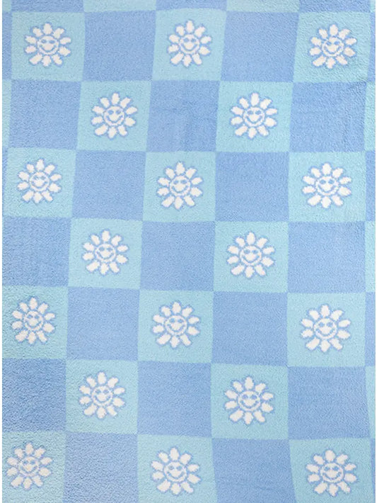 Blue Daisy Blanket