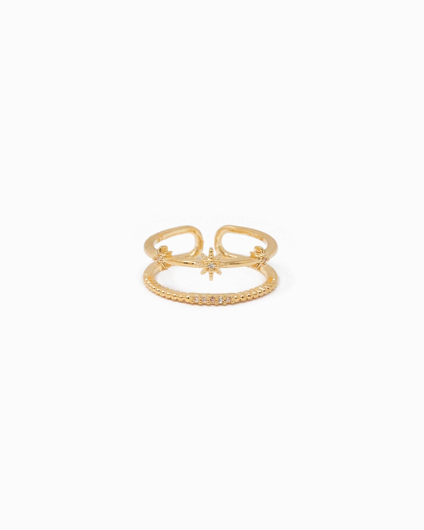 Minimal & Bold Mix Stackable Rings, Set of 5