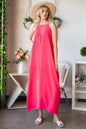 HAILEY SOLID WOVEN MAXI DRESS
