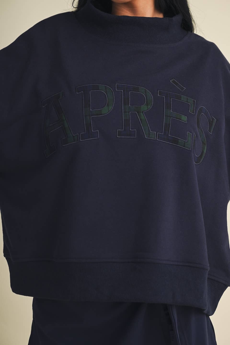 Après Oversized Mock Neck Sweatshirt