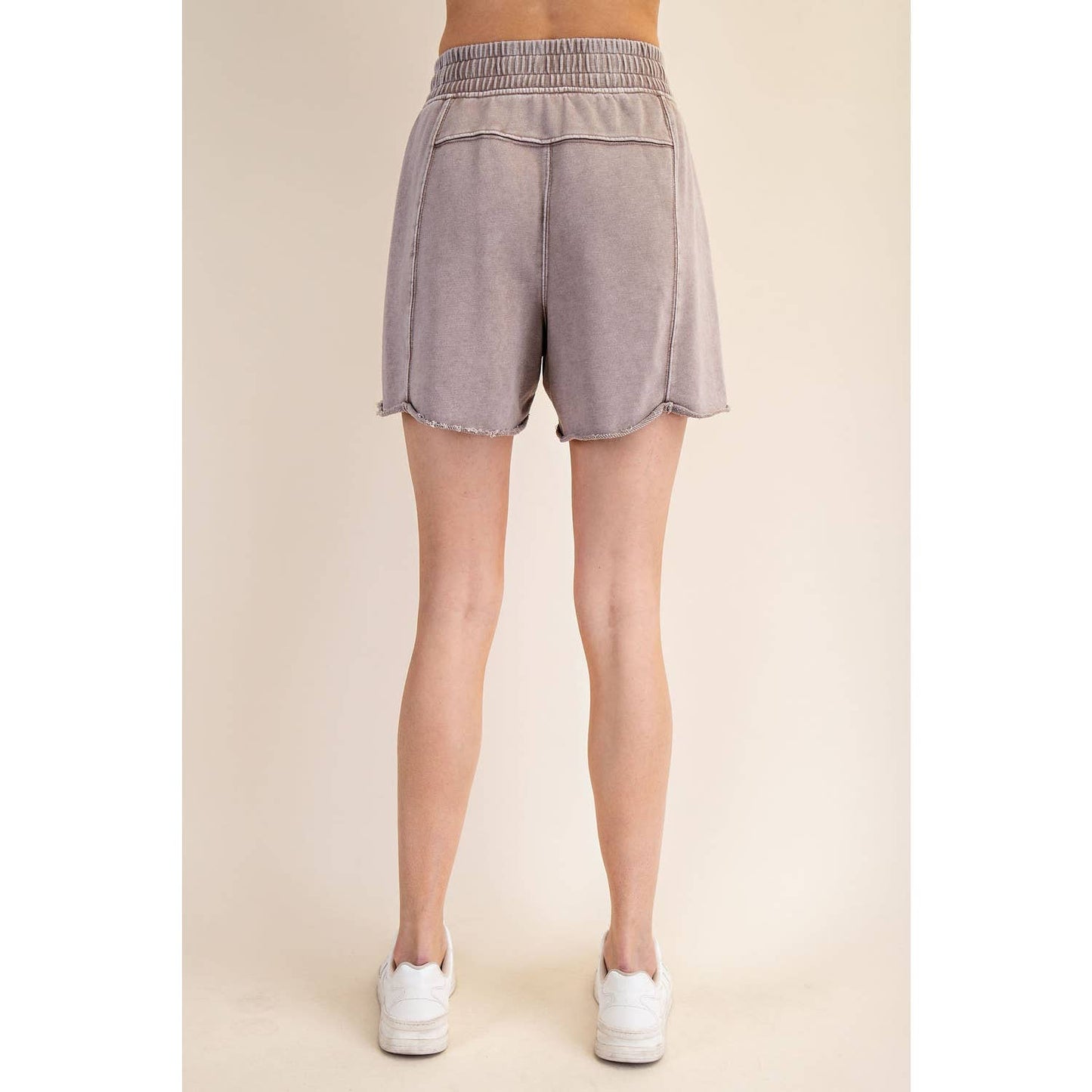 MINERAL WASHED TERRY SHORT