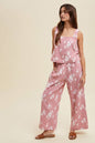 Paige FLORAL RELAXED CROP TOP AND PANTS