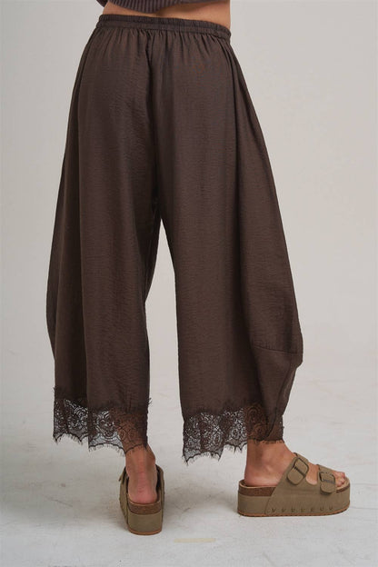 CECE FLOWY WIDE BALLOON LEG PANTS