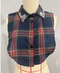 Diamond Studded Detachable Shirt Collar