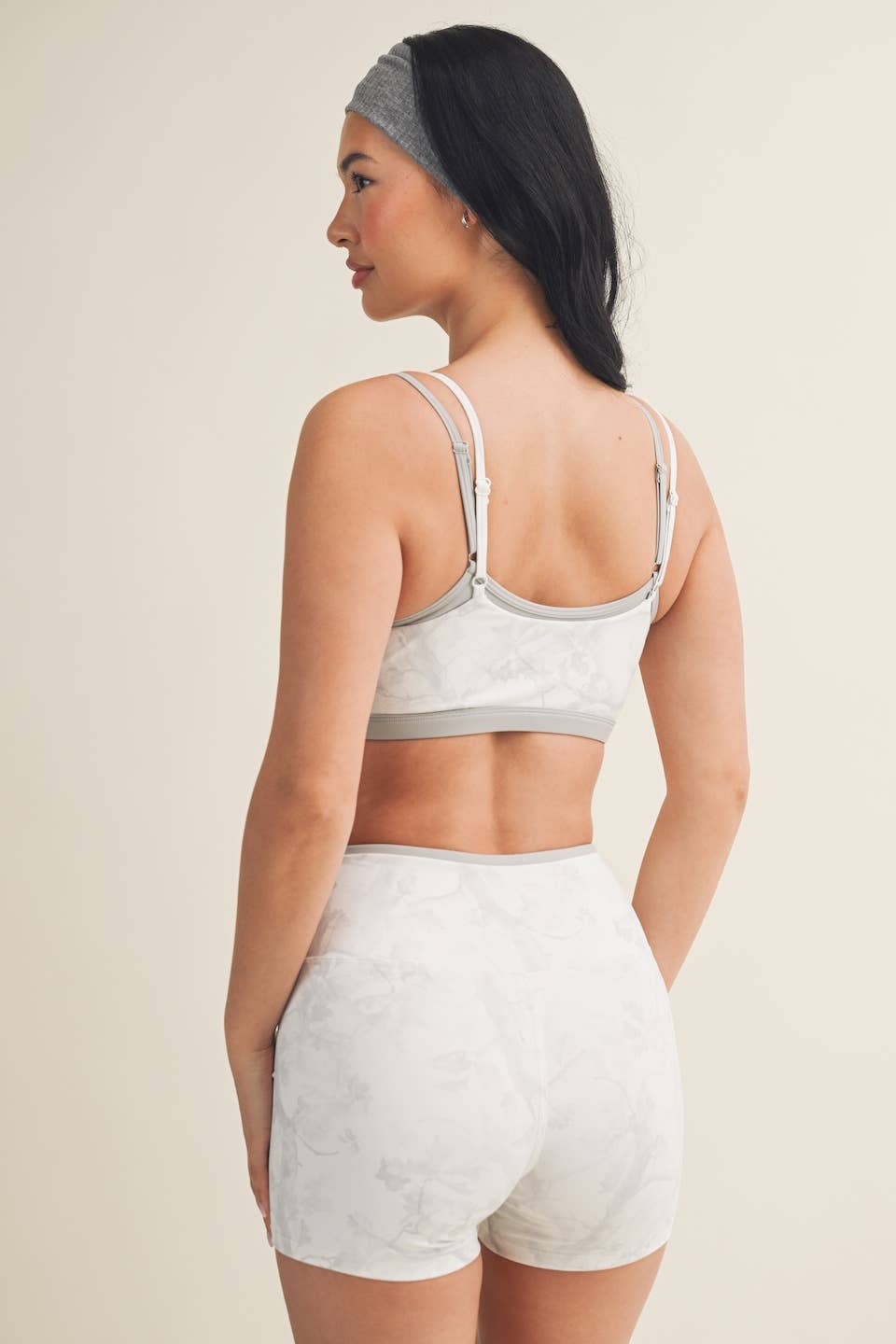 Camo Print Double Layered Sports Bra