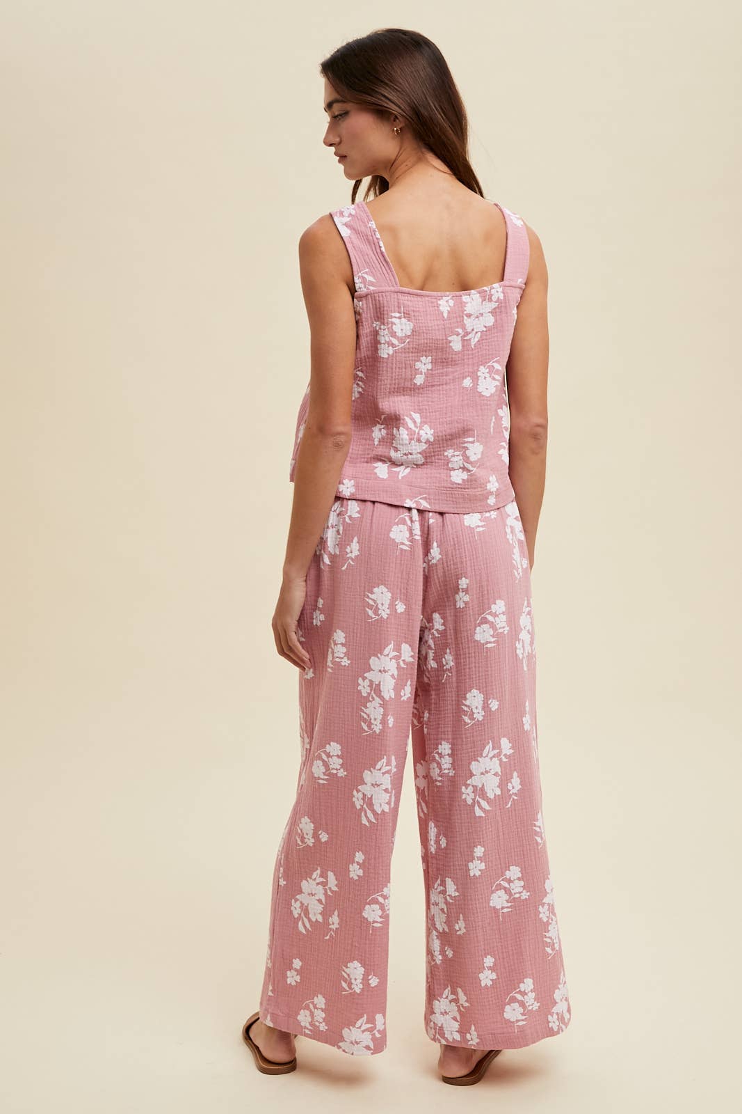 Paige FLORAL RELAXED CROP TOP AND PANTS