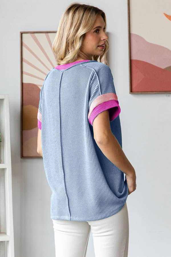Block Top Ribbed