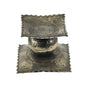 Silver candle holders