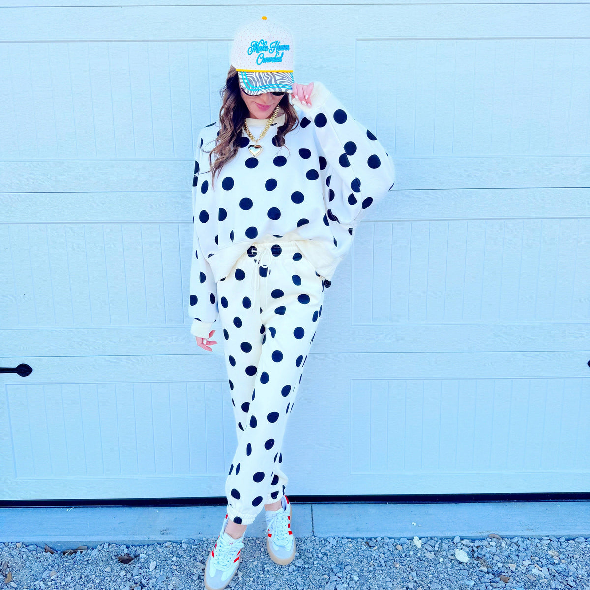Polka Dot Sweatpants