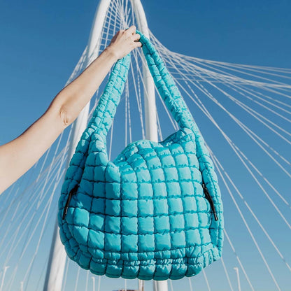 X- Large Quilted Puffer Tote
