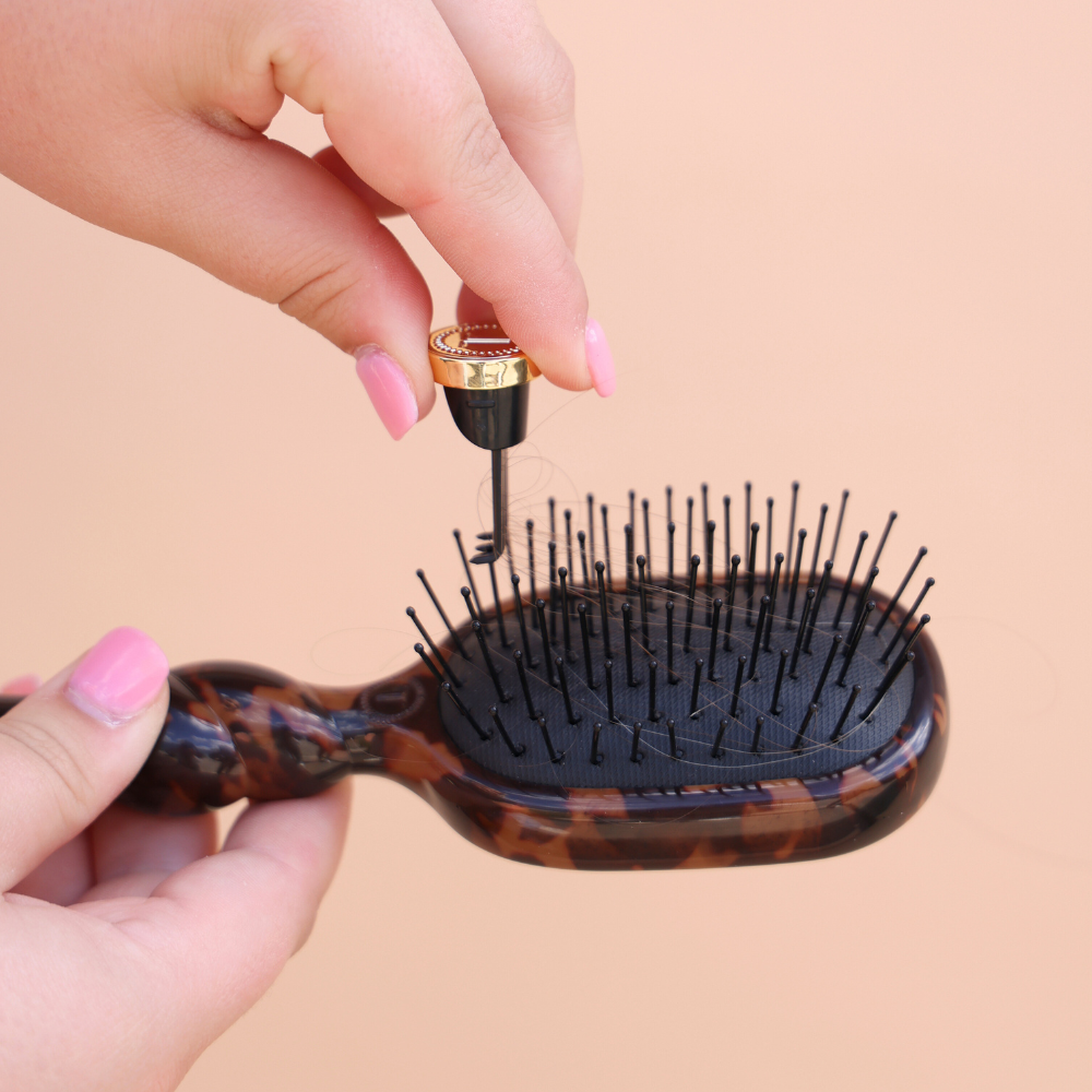 Mini Detangler Brush for Medium Hair - Tortoise