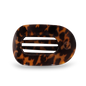 Round Flat Hair Clip | Medium | Tortoise