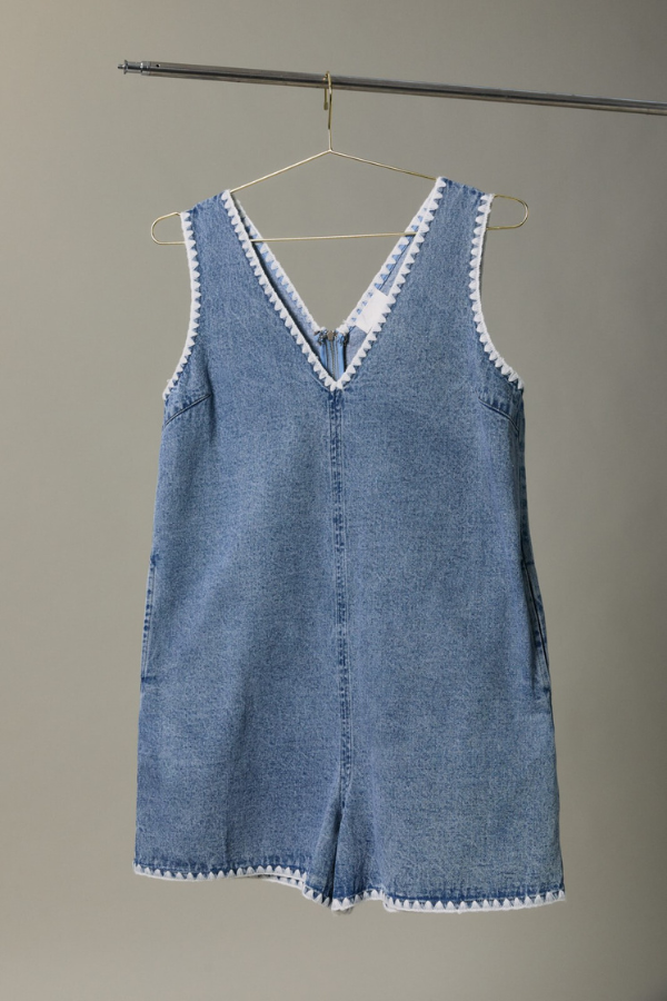 BRIAR DENIM ROMPER