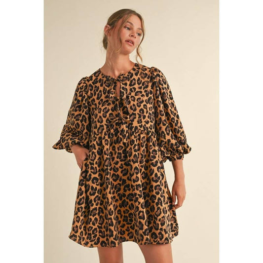 Classic Leopard printed dress