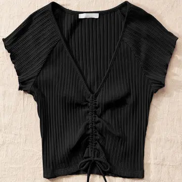 Cinched Crop Top