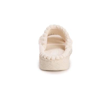 MUK LUKS Women's Ribbed Terry Slide Comfort Contour Slipper