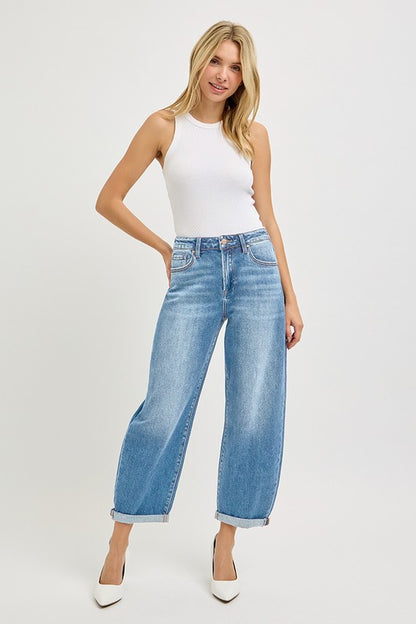 Sutton Crop Barrel Jeans