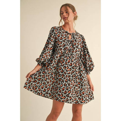 Classic Leopard printed dress