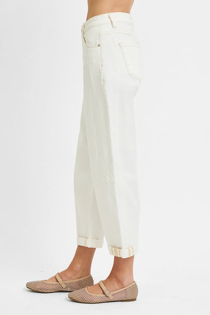 JESSIE HIGH RISE BARREL JEANS
