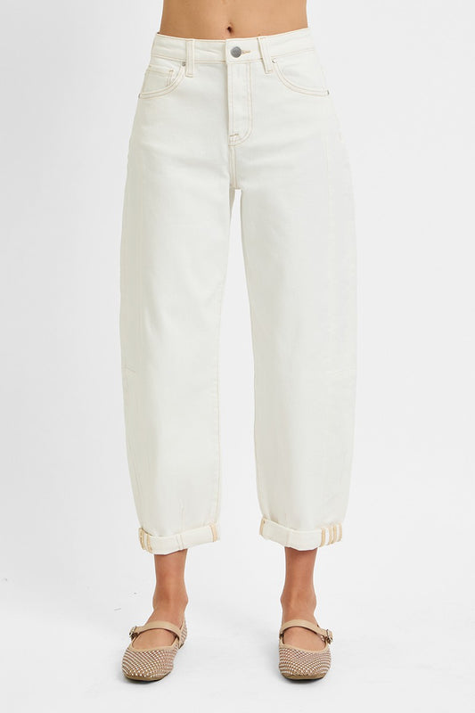 JESSIE HIGH RISE BARREL JEANS