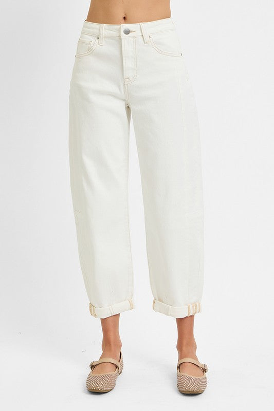 JESSIE HIGH RISE BARREL JEANS