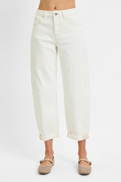 JESSIE HIGH RISE BARREL JEANS