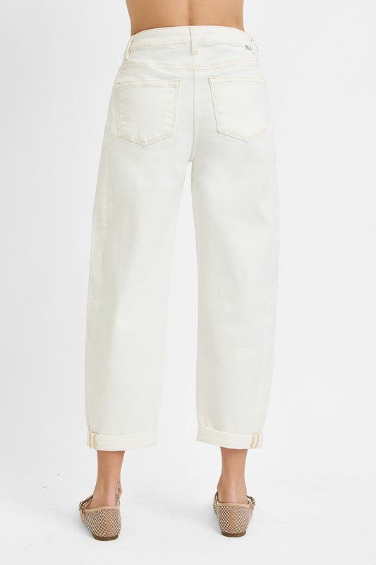 JESSIE HIGH RISE BARREL JEANS