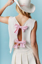 Back Tie American Flag Vest