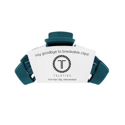 Classic Teal With It Medium Claw Clip