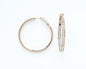 CZ Gold Hoops