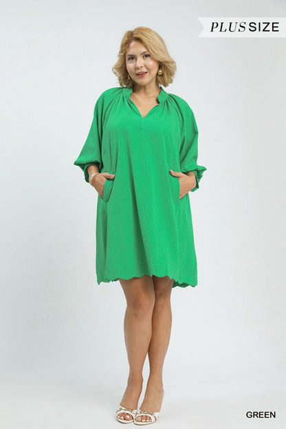 Tory Textured Pocket Mini Dress