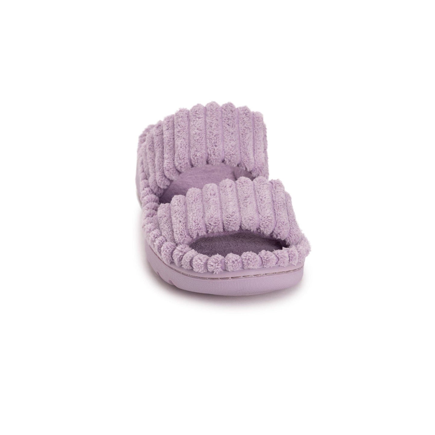 MUK LUKS Women's Ribbed Terry Slide Comfort Contour Slipper