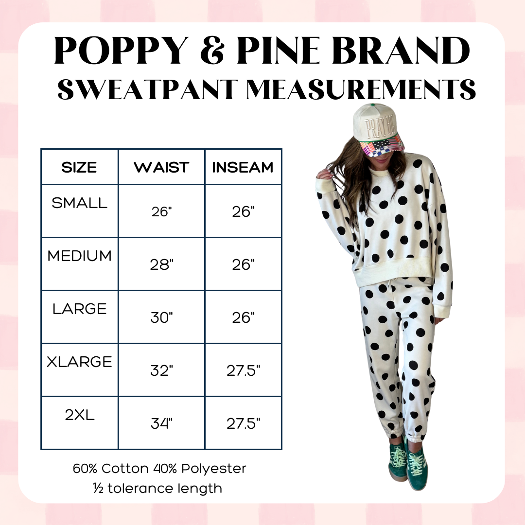 Polka Dot Sweatpants