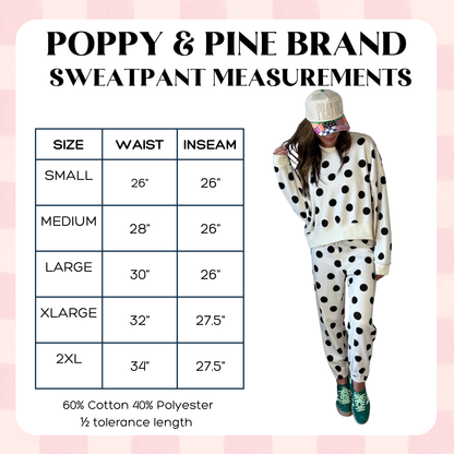 Polka Dot Sweatpants