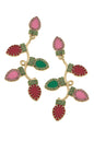 Festive & Bright Enamel Christmas Lights Earrings