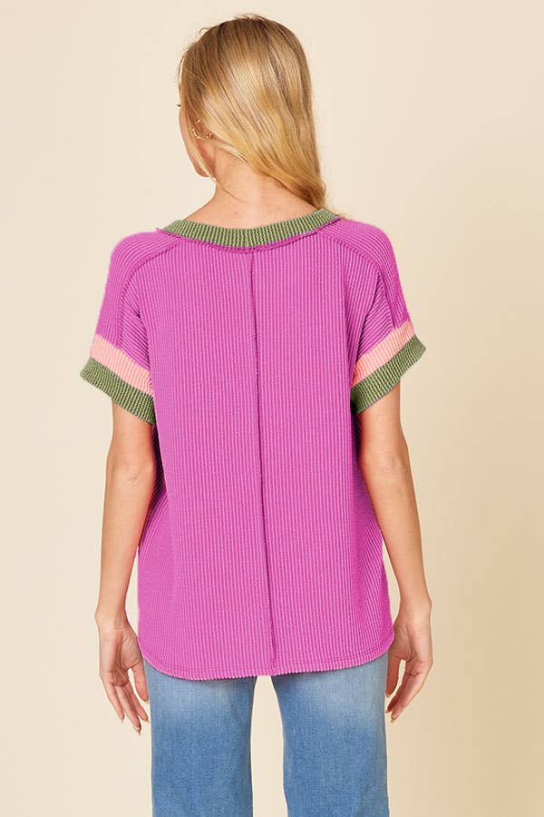 Block Top Ribbed