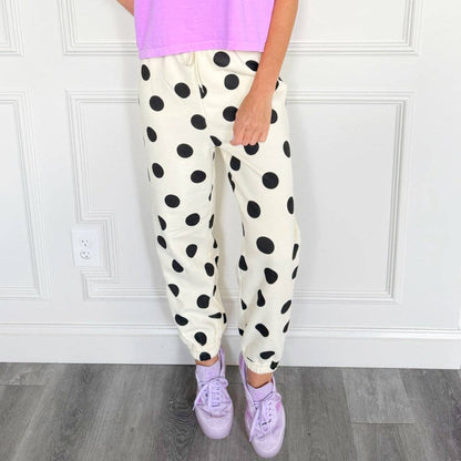 Polka Dot Sweatpants