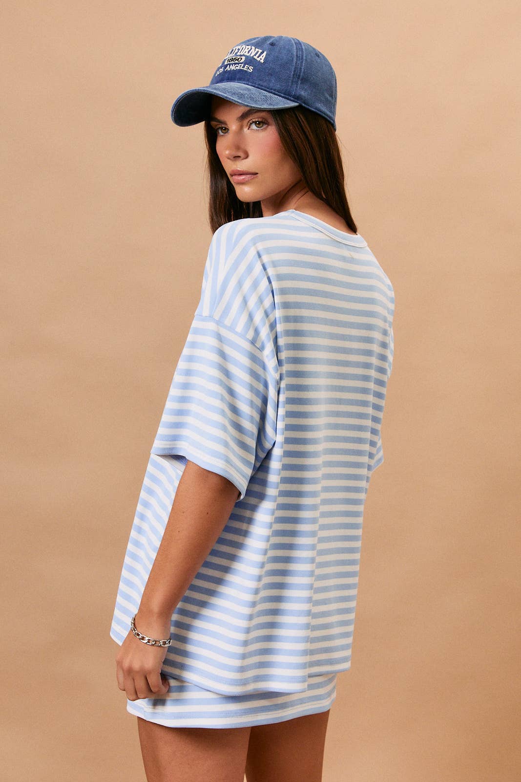 Madison OVERSIZED STRIPE T-SHIRT