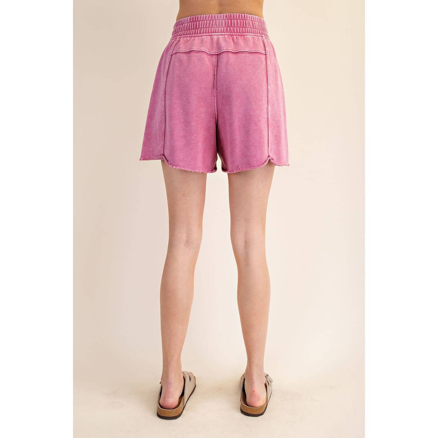 MINERAL WASHED TERRY SHORT