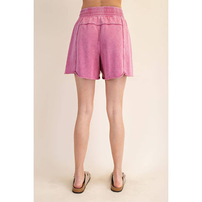 MINERAL WASHED TERRY SHORT