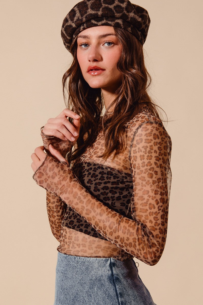 Phoebe Mesh Top
