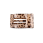 Flat Rectangle Hair Clip | Small | Blonde Tortoise