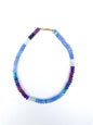Cool Crush - Blue Rainbow Gemstone Bead Necklace