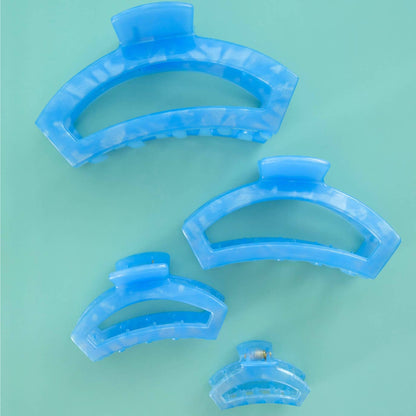 Open Hair Clip | Medium | Blue Lagoon