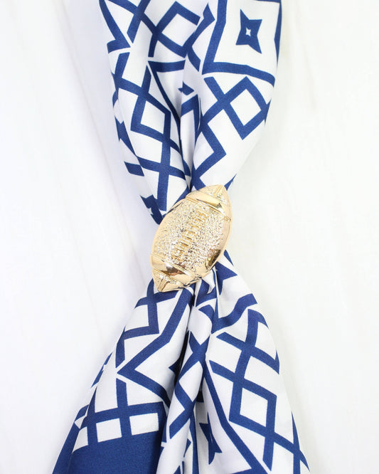 Sally Scarf Slide Football Gold