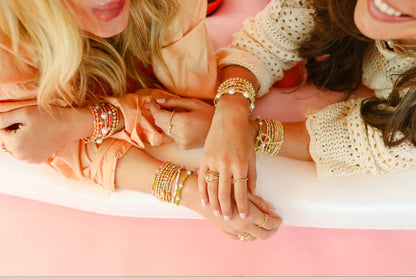 Hot Pink Pearl Bracelet