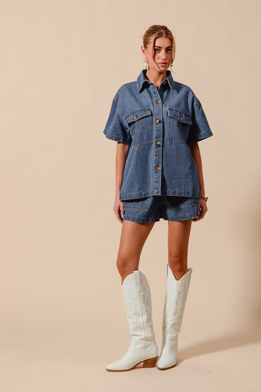 Here For The Denim Set