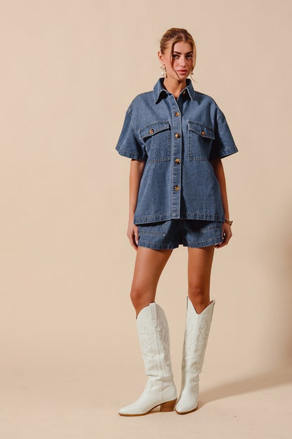 Here For The Denim Set